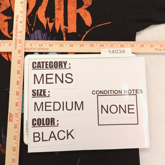 Death Note Anime Short Sleeve Crew Neck Graphic T-Shirt Mens Size M Black - Picture 7 of 9